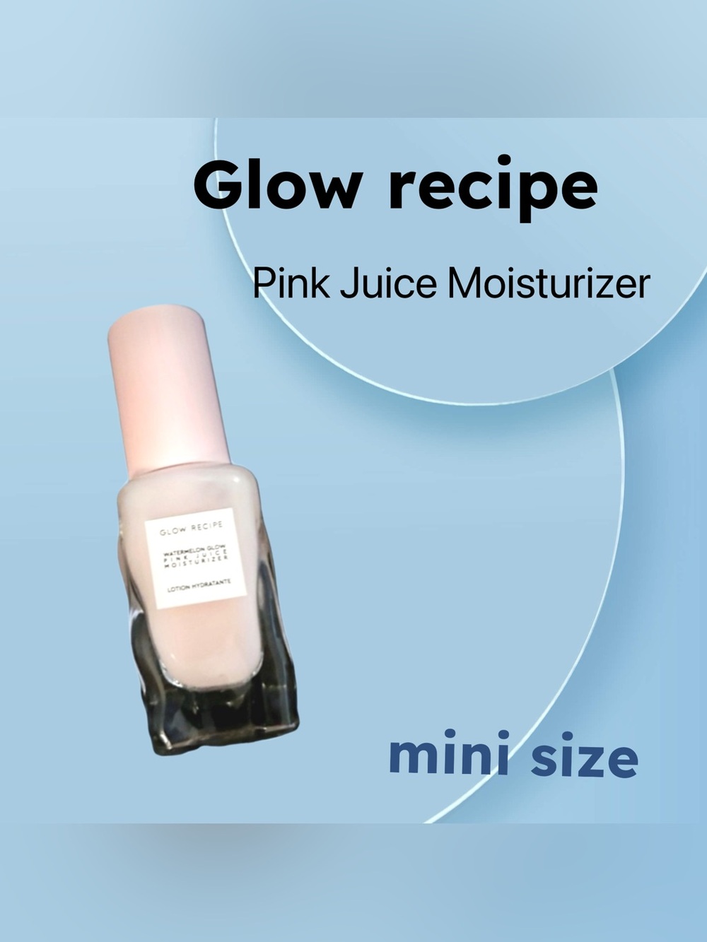 🇺🇸🆕NWOB GLOW RECIPE |MINI| Radiance Boost Pink Juice Moisturizer - oil free